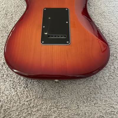 Fender Player Stratocaster HSS Plus Top 2019 MIM Cherry Burst Maple Neck Guitar image 12