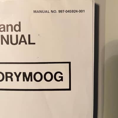 Moog Memorymoog Manual image 5