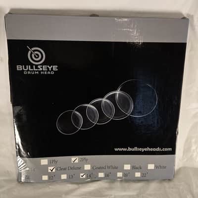 14" Bullseye 2-ply Clear Deluxe Drum Head image 7