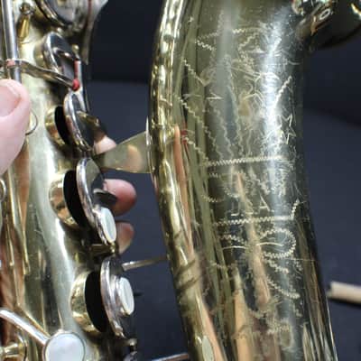A Conn Shooting Stars Director Alto Saxophone in it's Original Case 16 S image 9