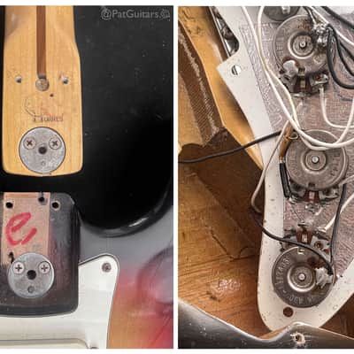 1974 Fender Stratocaster Left-Handed in Sunburst. RH conversion. 7.9lbs image 9