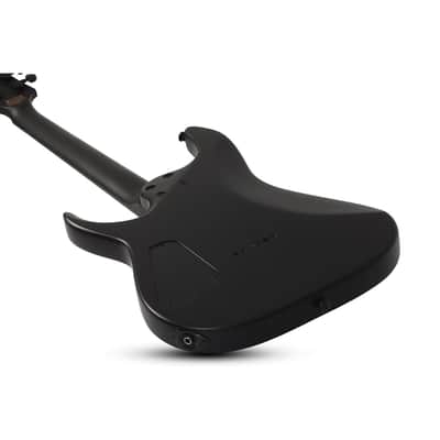 Schecter Damien-6 Electric Guitar - Satin Black image 8