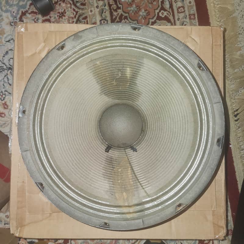 Vintage Fender 012742 12" 8 Ohm Speaker from Super Twin - Tested, Cone Repaired image 1