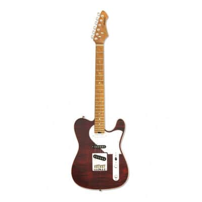 Aria 615 MKII Nashville Poplar Body, Flamed Maple Top, Roasted Maple Neck, New, Free Shipping image 2