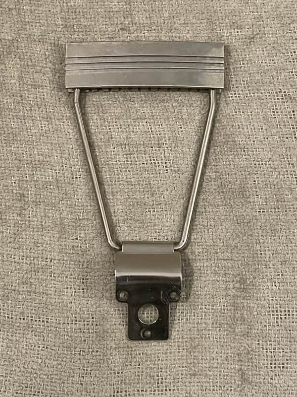 Vintage 12 String Trapeze Tailpiece 1960’s-1970’s Chrome Matsumoku Univox Aria Conrad Lyle MIJ Japan image 1