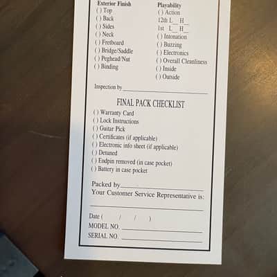 Gibson Acoustic guitar case candy checklist warranty, manual humidifier instructions image 5