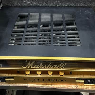 Marshall EL34 100/100 Dual Monoblock Rack Power Amp 2010s - Gold image 3