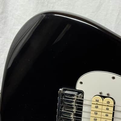Fender American Deluxe Fat Stratocaster HSS Guitar with Case 2000 - Black / Rosewood fingerboard image 4