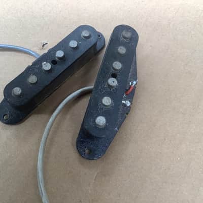 2 x Maxon 31276 Stratocaster stagered Pickup vintage 70’s MIJ Japan Lawsuit Copy Fender Era image 4