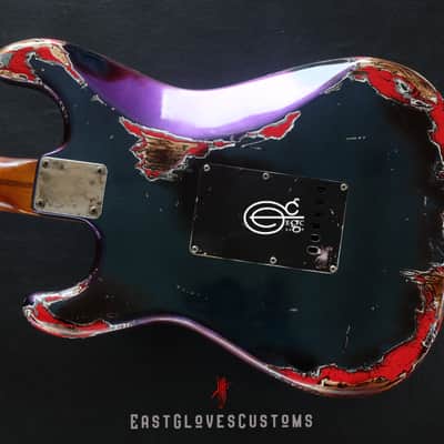 Fender Stratocaster Contemporary E Series Floyd Rose System1 Flip Flop Finish Heavy Aged Relic Rare image 16