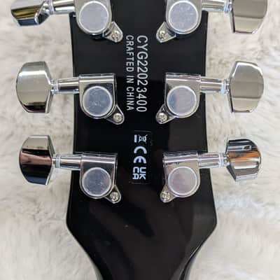 Gretsch G5222 Electromatic Double Jet BT with V-Stoptail, Gloss Black Finish image 6