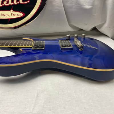 Ibanez SZ Series SZ520QM SZ520 Electric Guitar 2003 BBL Bright Blue image 12