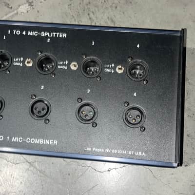 Sescom MS-5 8x3 1-to-4 Mic Splitter/4-to-1 Mic Combiner image 3