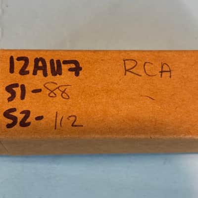 1960s RCA 12AU7A ECC82 Vintage Long Gray Plate Side D Getter Tube! T481 image 6