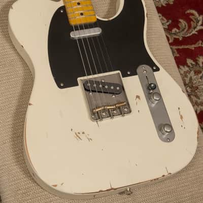 Nash T-52 Olympic White Medium Aging Guitar image 3
