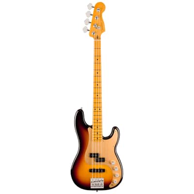 Fender American Ultra II Precision Bass, Maple Fingerboard, Ultraburst w/ Deluxe Molded Case - Open Box image 7