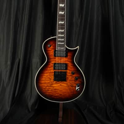 ESP LTD EC-1000 Evertune FM Dark Brown Sunburst - Demo image 1