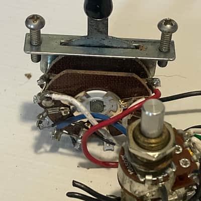 2010's Era MIM Charvel San Dimas Pro Mod 2H Guitar Complete Electronics Wiring Volume Pot Jack image 7
