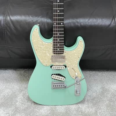 Robin Ranger Guitar seafoam green with gig bag USA Texas made SSH image 1