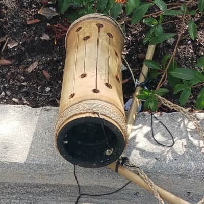 Bamboo slit tube percussion (Sierra Leonean-style kele) image 3