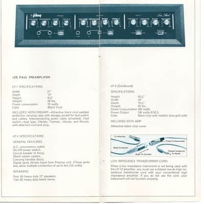 Gibson- Les Paul Models, 1970, Catalog/pamphlet Bild 6