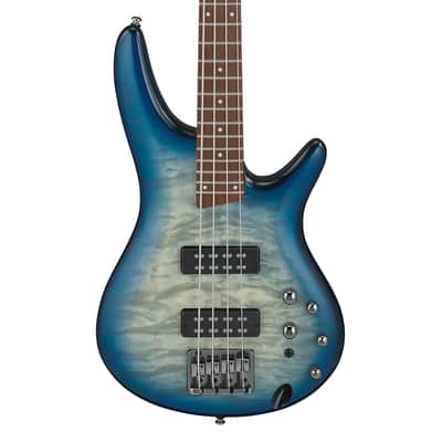 Used Ibanez SR400EQMSCB SR Standard Bass - Stained Cosmic Blue Starburst image 1