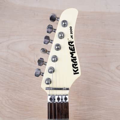 Kramer JK2000 MIJ 1980's White Original Floyd Rose Seymour Duncan Pickups Japan w/ Bag image 21