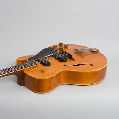 Gibson  ES-175DN Arch Top Hollow Body Electric Guitar (1954), ser. #X8846-19 (FON), brown tolex hard shell case. image 7