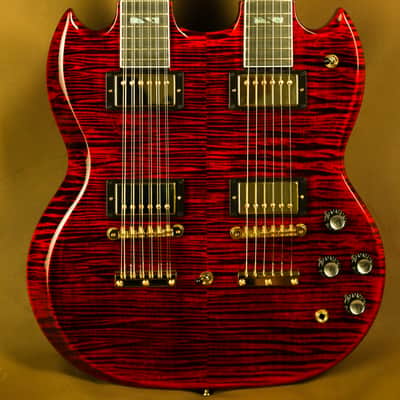 Gibson EDS-1275 Supreme Ultra Flamed Maple Double Neck SG Electric Guitar image 4