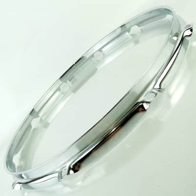 Ludwig 14"1.6mm Supraphonic Snare Drum Batter 10Lug Rim/Hoop Vintage 60s Chrome image 4