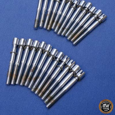 Sonor Vintage Tension Rods T-Rods Teardrop Phonic Pack of 24 - Long - 64 mm image 4