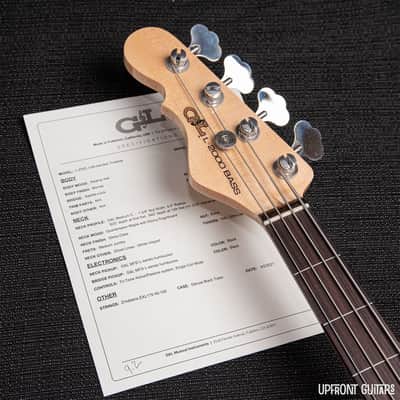 G&L L-2000 B-Stock Fretless Left-Handed Blonde 2021 Bass w/Hardshell Case *Authorized Dealer* image 6