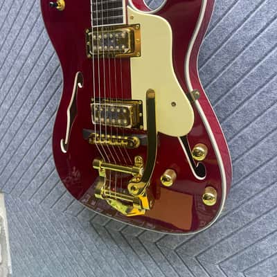 Firefly FFTL Red Bigsby Sold Out! No Tariffs In USA Setup by SkunkWerx image 3