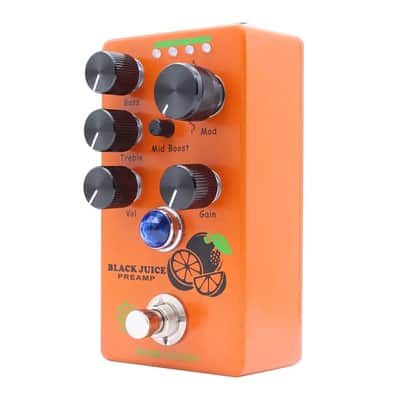 Preamp Guitar Bass Effect Pedal Preamp Overdrive Four Models With True Bypass image 3