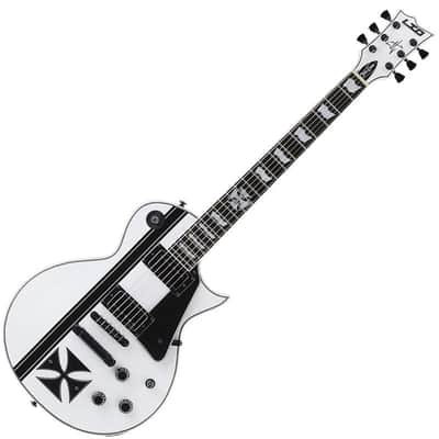 ESP Limited Edition James Hetfield Iron Cross Guitar, White image 1