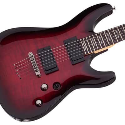 Schecter Demon-6 Crimson Red Burst CRB Electric Guitar B-Stock Demon6 Demon 6 image 3