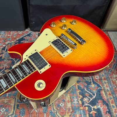 *Video* Tokai Love Rock Les Paul Standard Flame Top Long Tenon Cherry Sunburst - 2010's image 9