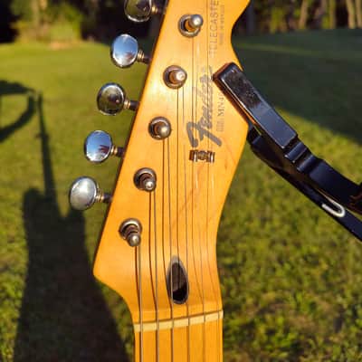1994 Fender Telecaster MIM squier series red maple rare image 4