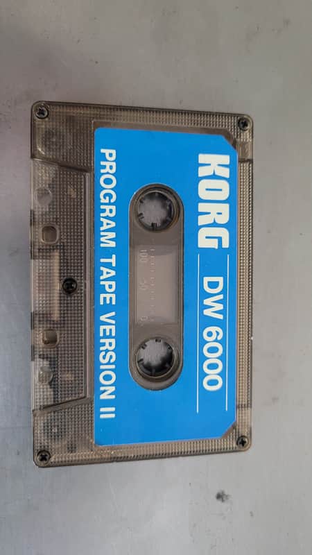 Vintage - Original Preload Programs Cassette for DW-6000 image 1