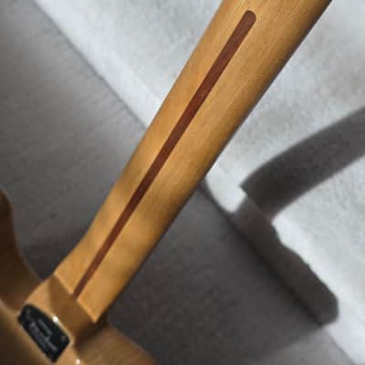Fender American Acoustasonic Telecaster Exotic Koa 11/2019 - Natural image 24