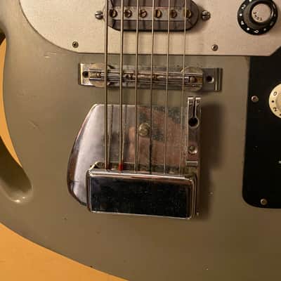 Teisco TB-64 Bass VI 1964 - Green image 8