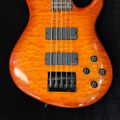 Dean Edge 5-String EMG Electric Bass 2010s w/ Hard Case image 2