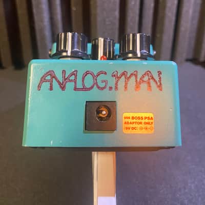 Analogman Boss TR-2 Tremolo with Super Mod Internal Volume Trim 2010s - Green image 4