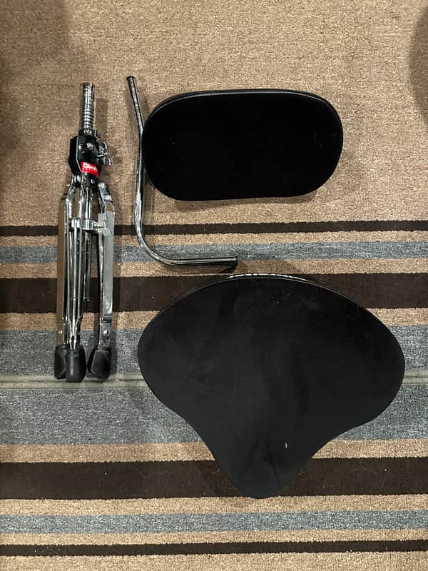 Gibraltar 9608MB 9600 Series Pro Moto Drum Throne with Back Rest image 1