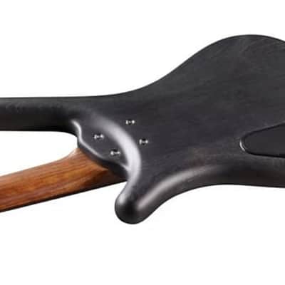 Warwick Pro Series Corvette Standard-4 String-Active-Nirvana Black Transparent Satin image 12