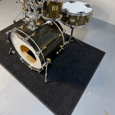 Yamaha Maple custom Mid 90’s - MAPLE CUSTOM TRANSPARENT BLACK WITH GOLD HARDWARE image 2