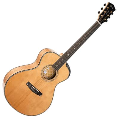 Cort Gold Passion Concert Body Acoustic Guitar Bevel All Solid L.R. Baggs Bild 1