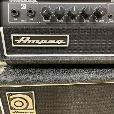 Ampeg Micro CL 100-Watt 2x10" Compact Solid State Bass Amp Stack image 3