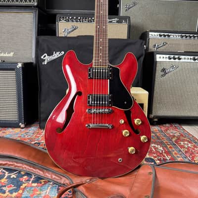 Yamaha SA700 Super Axe ES335 Style Semi Hollowbody Persimmon Red - 1983 image 1
