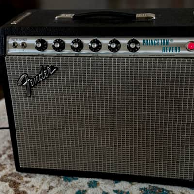 1976 Fender Princeton Reverb Silverface - Allen Amplification Serviced - Original Speaker image 23